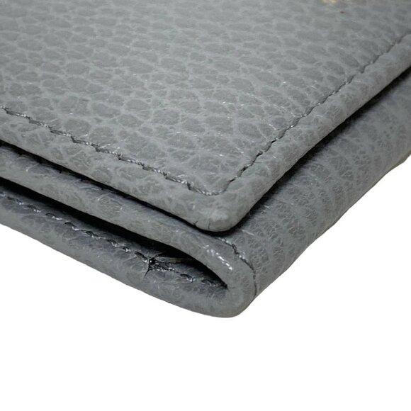 GUCCI GG Marmont Gray Leather - Card Case 196-062725 - Picture 3 of 6